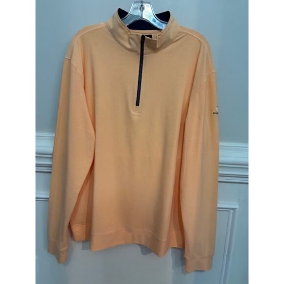 Straight Down Golf Pullover Quarter Zip Mens XL Stonewater Course Logo New - Picture 5 of 7
